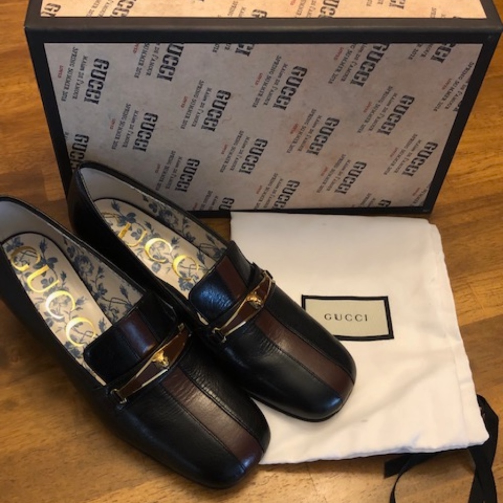 Gucci Ginger Tiger Bite Shoes